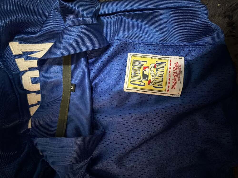 Mitchell & Ness Blue Mountain State Alex Moran Jersey Size M Blue
